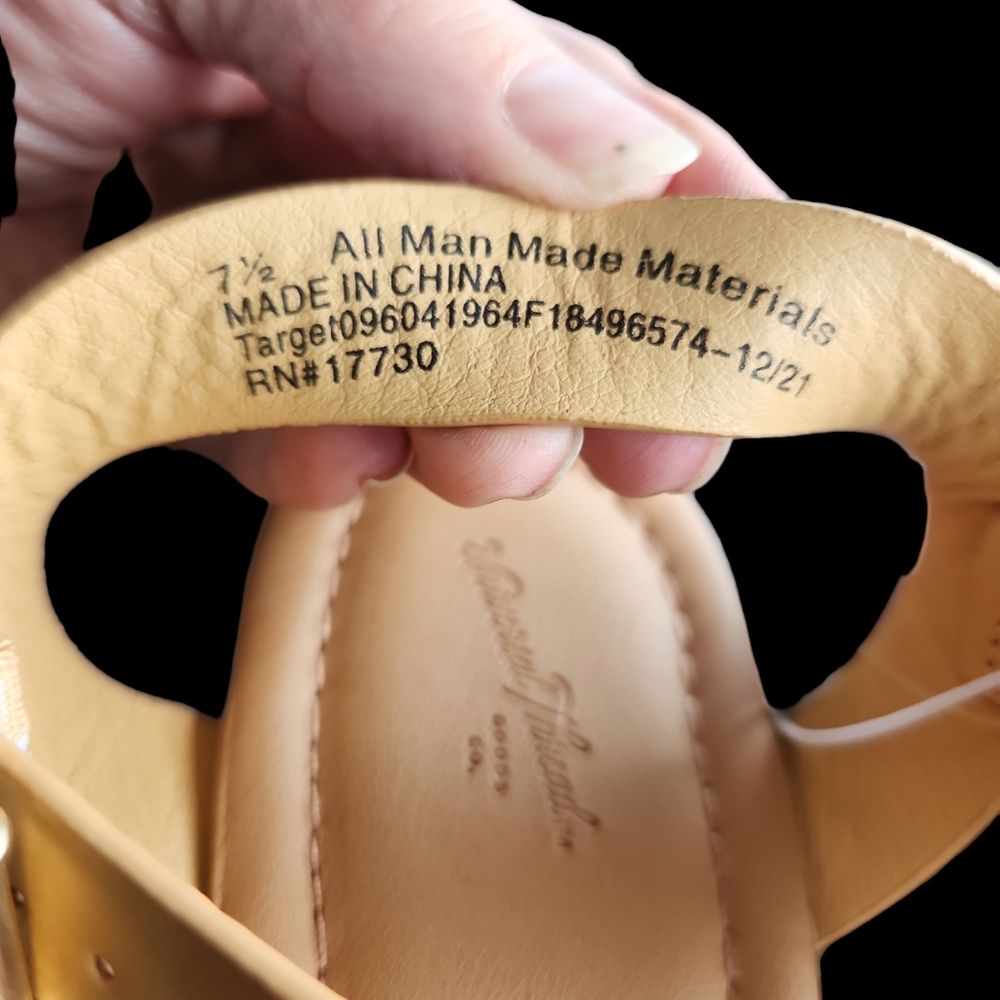 NEW Universal Thread Alba Sandals Size 7.5 - Picture 3 of 4